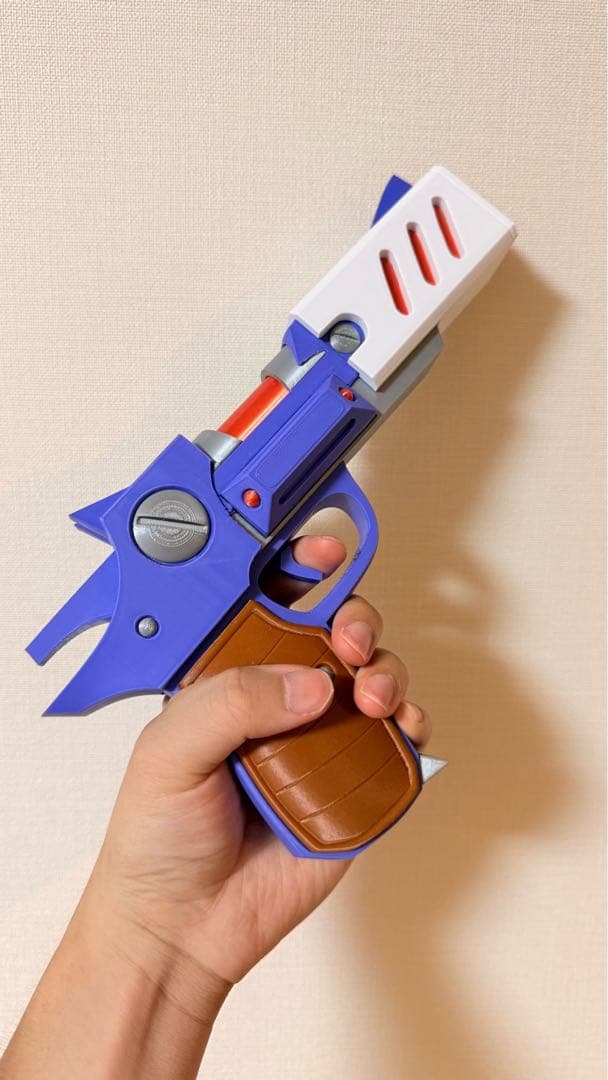 1/1 アクセルの銃 x2｜ロックマンX風｜完全色分け｜モデルガン｜コスプレ用