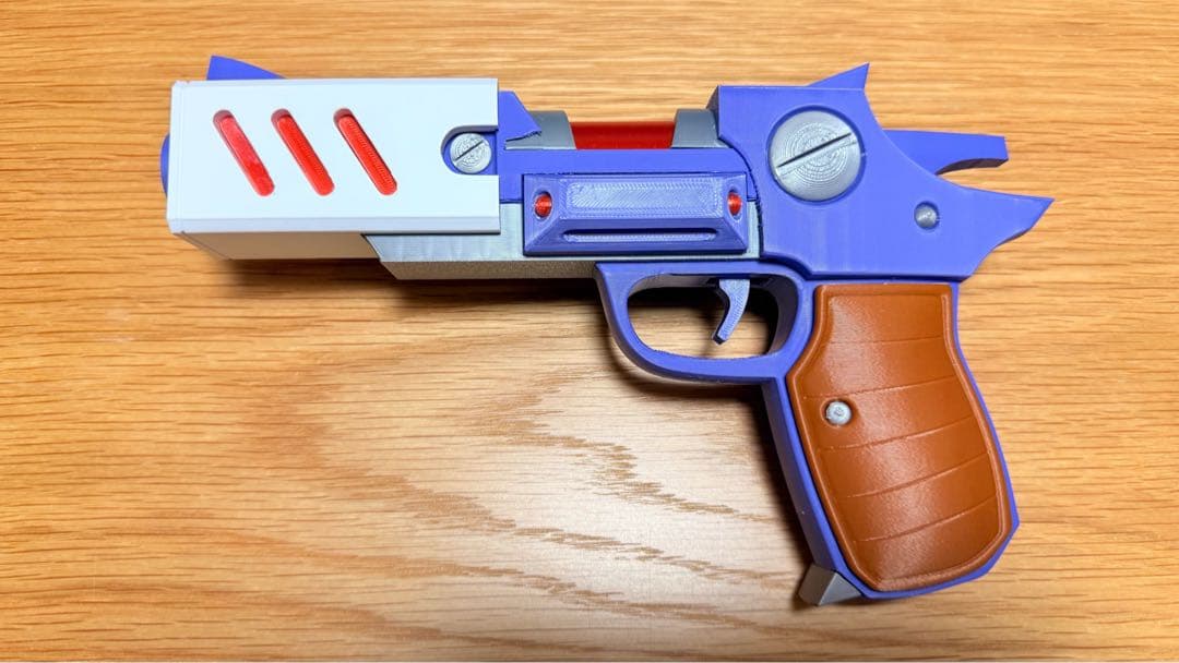 1/1 アクセルの銃 x2｜ロックマンX風｜完全色分け｜モデルガン｜コスプレ用