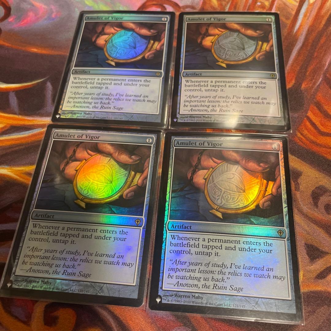 精力の護符/Amulet of Vigor foil４枚セット