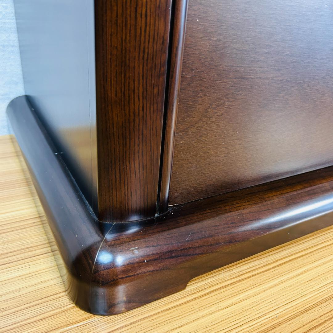 フランスベッド 天然木 ナイトテーブル サイドテーブル 2段チェスト 9800