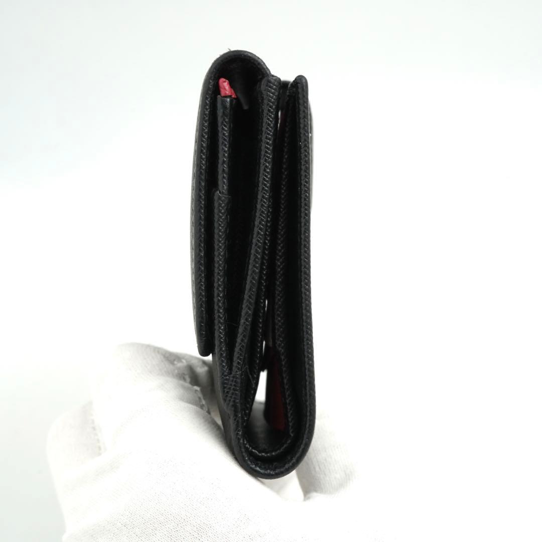 ✨未使用展示品・箱保証書付き✨　PRADA ミニ財布　サフィアーノ　バイカラー