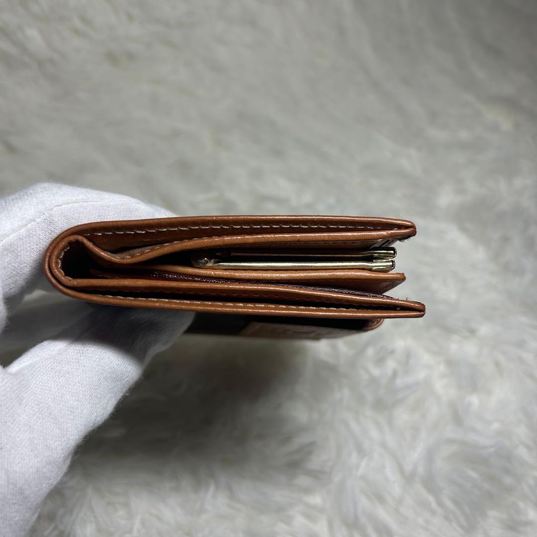 ✨美品✨CELINE 二つ折り財布 ブラウンレザー