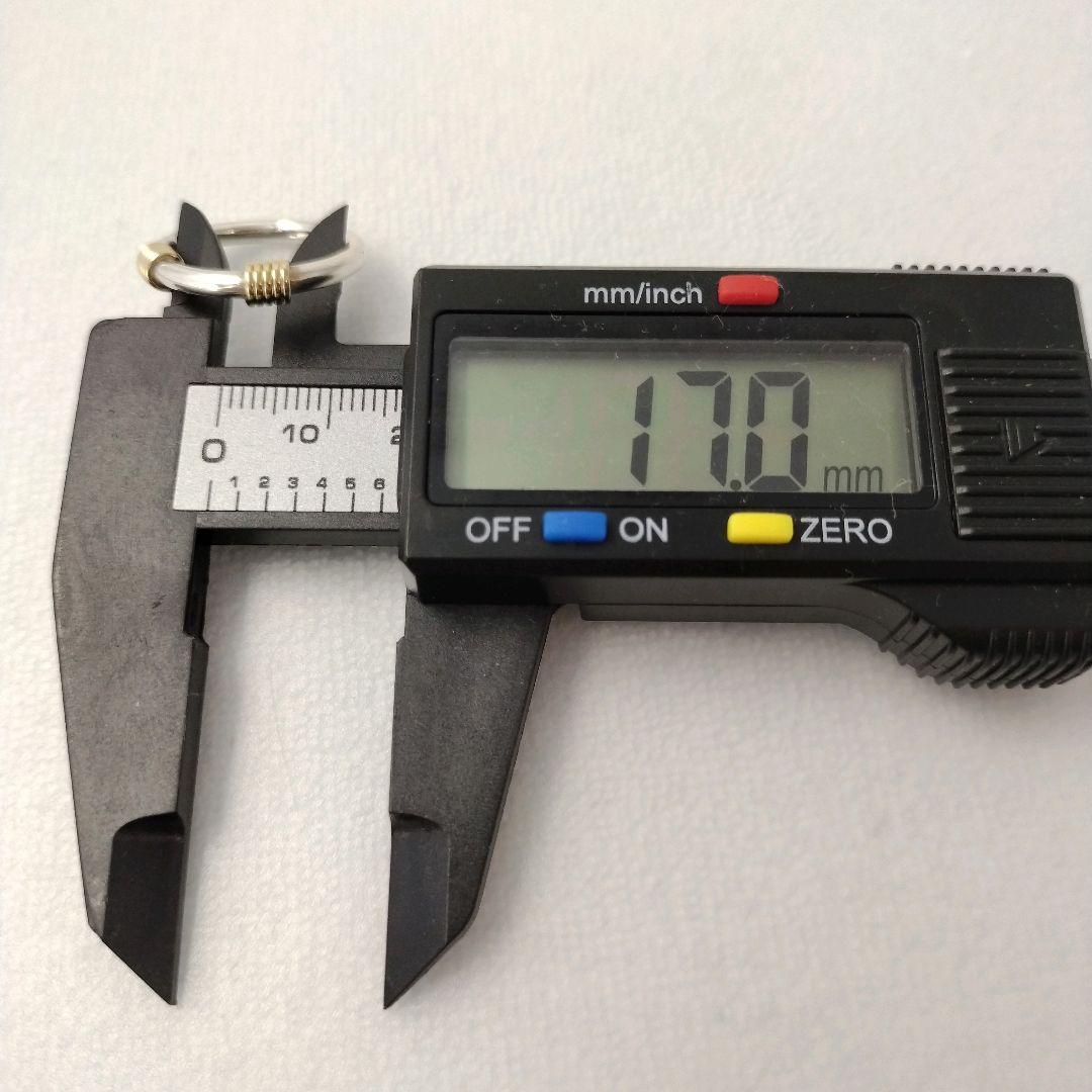 Tiffany＆Co. バンドウィズ2 ワイヤーリング #10 シルバー/k18