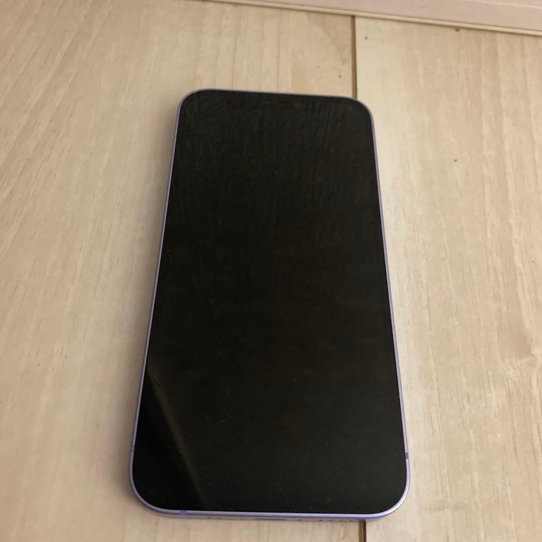 部品取り用のみ　動作不良　SIM無し　Apple iPhone12パープル 本体