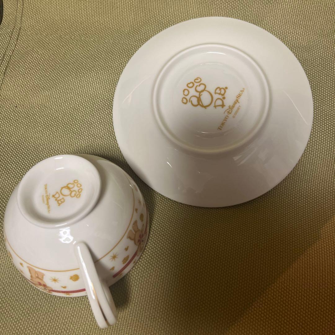 激レア！ディズニーベア　ダッフィー　ティーカップ　ソーサー　　ディズニーシー
