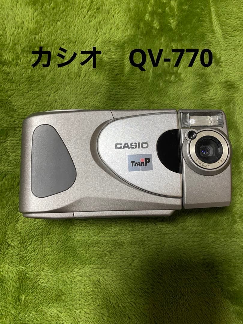CASIO QV-770 デジタルカメラ カシオACアダプター付 取扱説明書