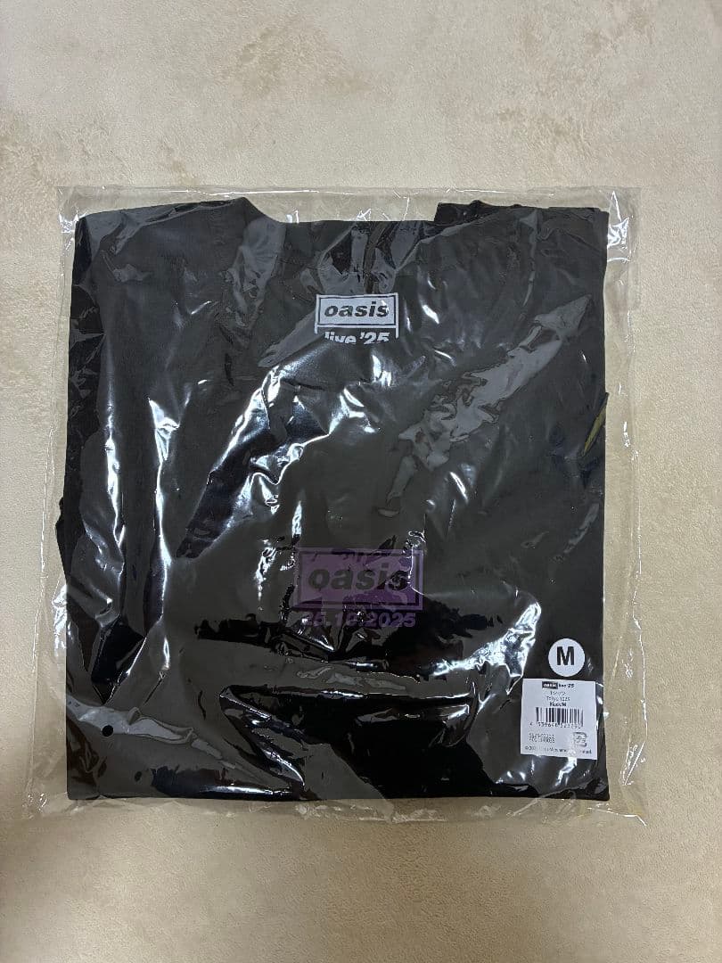 oasis live 25 TOKYO T シャツ Mサイズ 10 25 江戸紫
