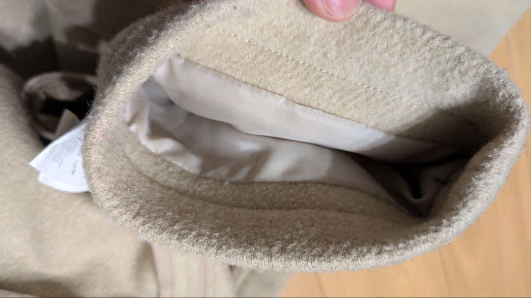 ダントン　ウールライトパイル カラーレスコート WOMEN　36