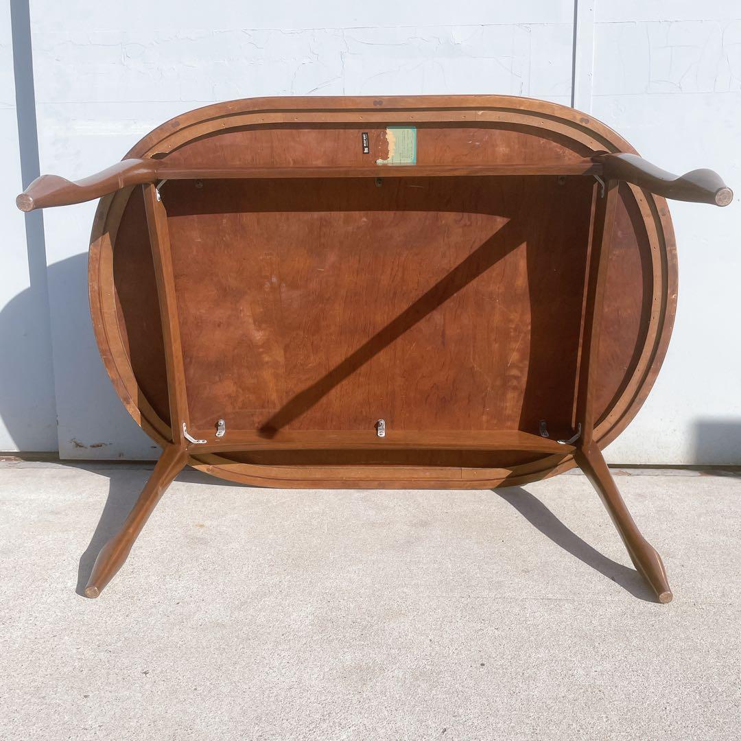 【美品】maruni マルニ アンティーク 猫脚ダイニングテーブル 昭和レトロ