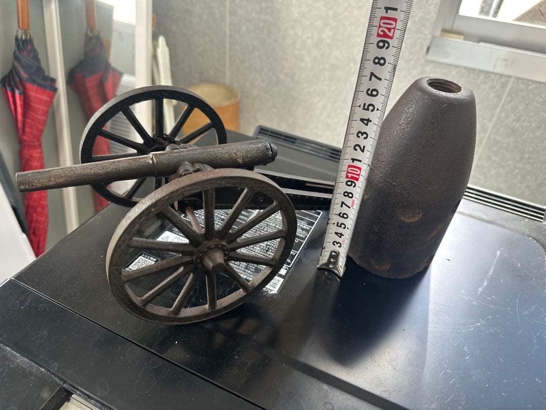 四斤山砲　榴弾　大砲　日本軍　戊辰戦争　西南戦争　明治維新　幕末　珍品