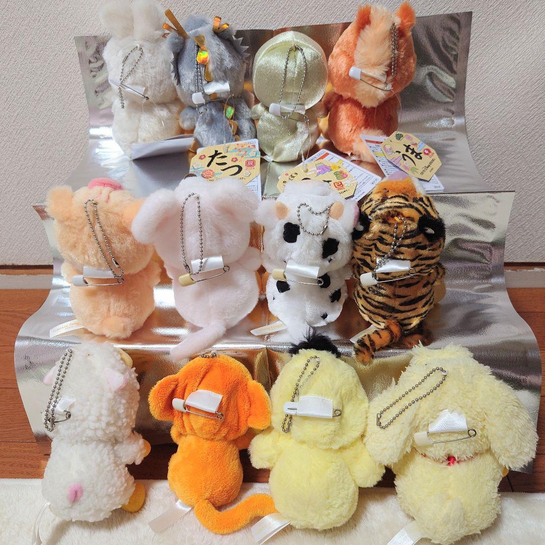 プーさん　干支ぬいぐるみバッジ　１２種類　ＴＤＲ