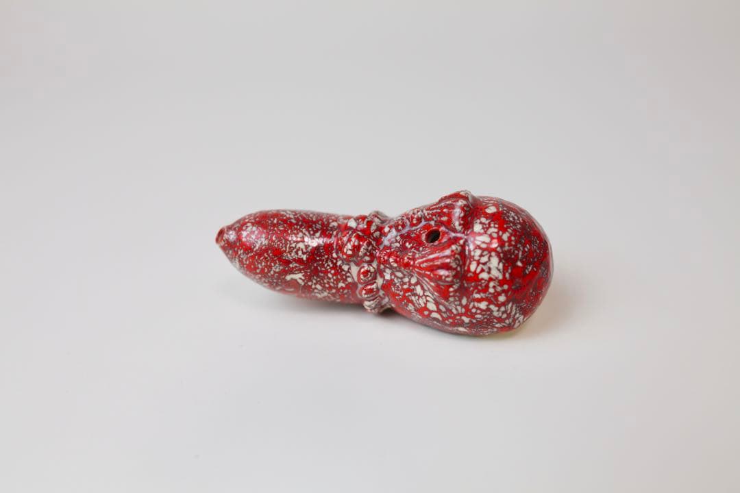 箕面焼　松田箕山　瓢箪　水滴