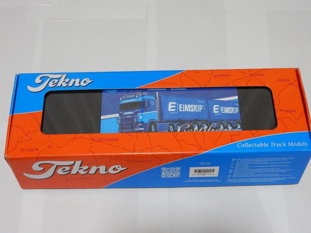 1/50 tekno スカニア S コンテナ　20ft コンビ　トレーラー