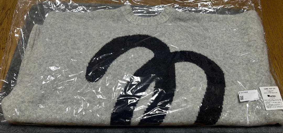 NAPTIME ニットプルオーバー グレー Lサイズ