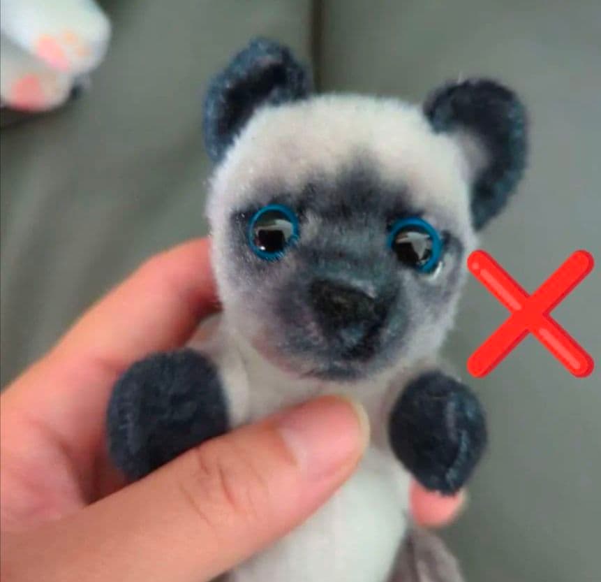 猫 つまんで マスコット ボールチェーン リアルアニマル とら猫 シャム猫