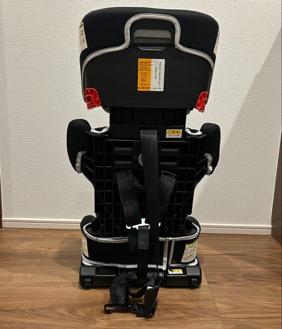 【1-7歳対応】トラベルベスト ECFix 黒 9〜25kg対応