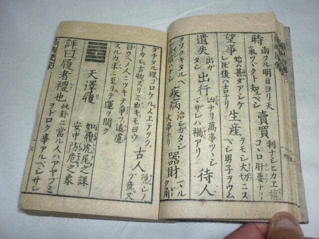 美品江戸中期 明和5年◆片岡流易書『易術便蒙 全』野田藤八著 皇都 二条通富小路