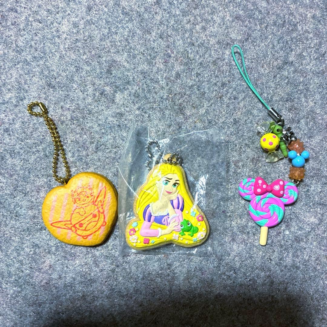 ディズニー　リーメント　クッキーマスコット　ドーナツマスコット　ストラップ