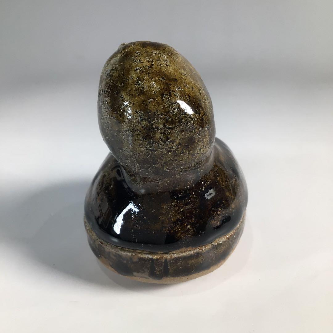 Ｎ２８１　香合　『徳澤守俊造』『久田宗也　尋牛斎　箱書』『瓢香合』　共箱　茶道具
