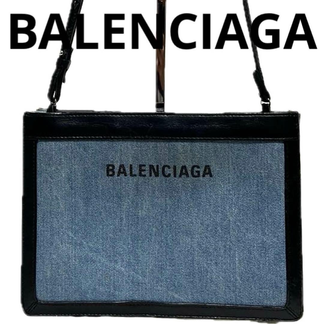 Y2K BALENCIAGA ショルダーバッグ デニム バレンシアガ 732