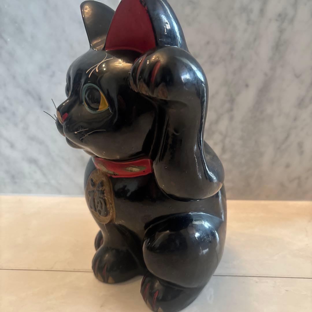 1920-30年代アンティークまつ毛が特徴的で妖艶な瞳も美しい雰囲気抜群の招き猫