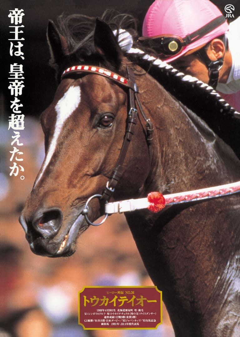 【非売品】トウカイテイオー ポスター 競馬 ヒーロー列伝 ウマ娘 アイドルホース