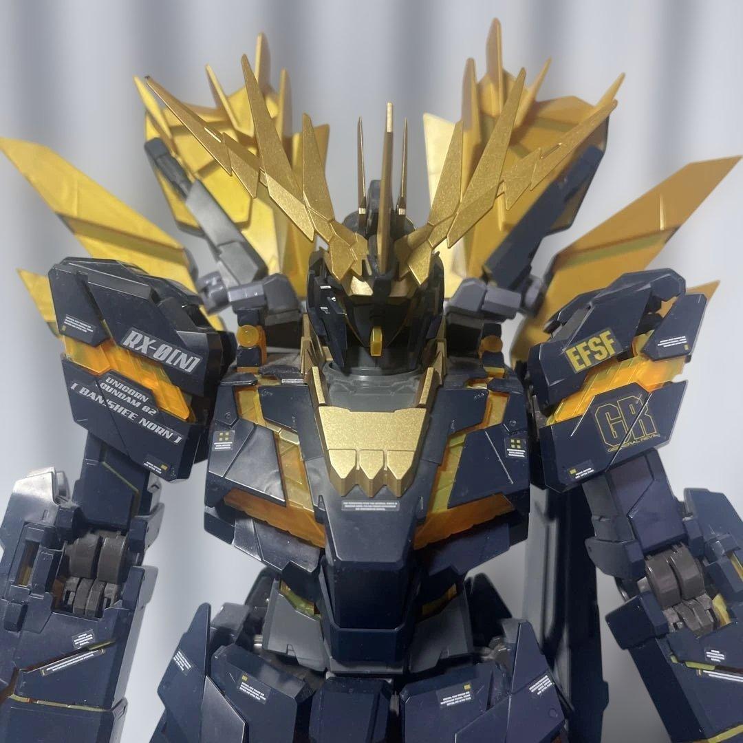 【癒し】PG1/60ユニコーンガンダム2バンシィ・ノルン 組み立て済みジャンク品