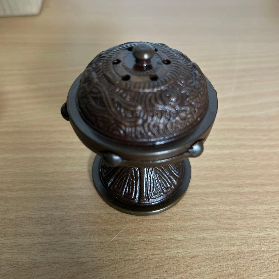 唐銅 七種蓋置 芳光造 茶道具 茶器 蓋置 共箱 共布 美品 です。