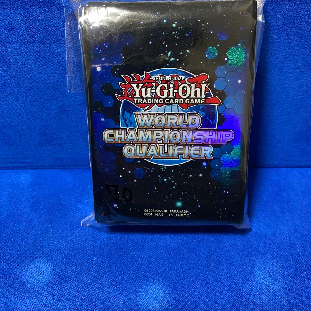 遊戯王 wcq2012 スリーブ 青