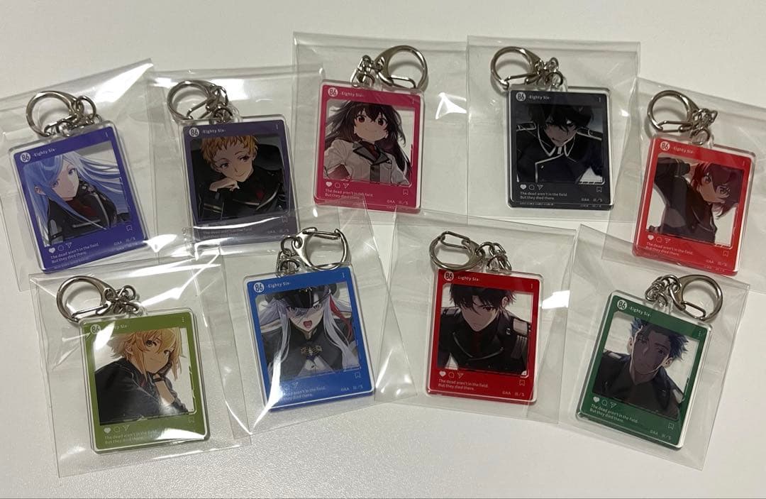 86-エイティシックス- くじ引き堂 電撃文庫30周年記念 キーホルダー コンプ