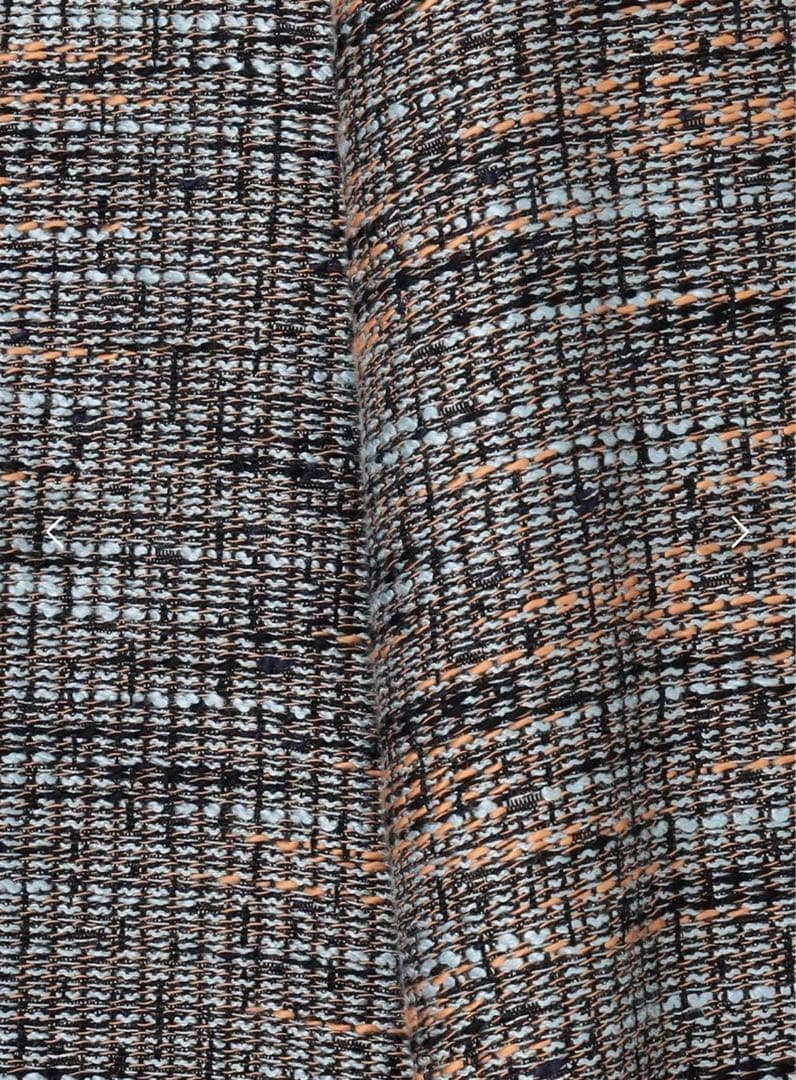 自由区 【洗える】エアリーツイードワイドクロップド パンツ Sサイズ