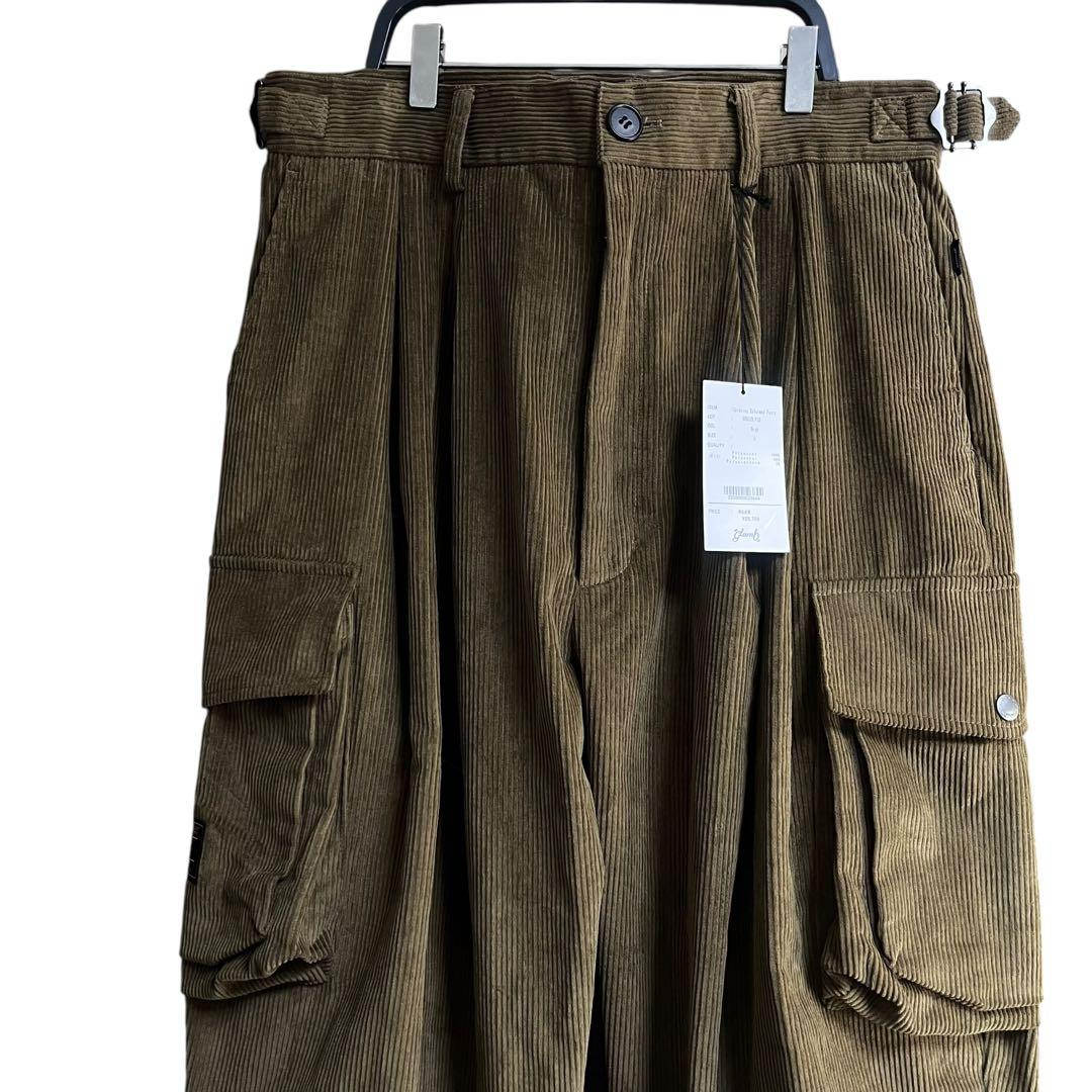 glamb グラム Corduroy Deformed Pants L ブラウン
