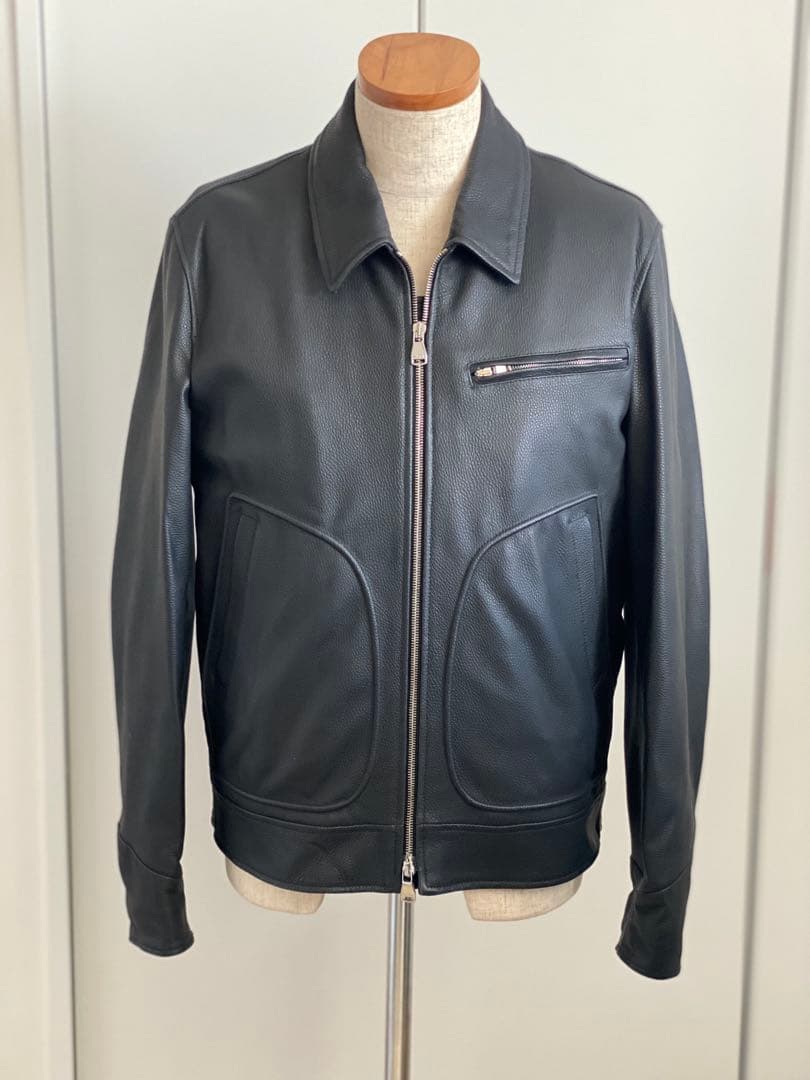 極美品！バルスター ヴァルスター　レザージャケット　革ジャン　48 ブラック黒