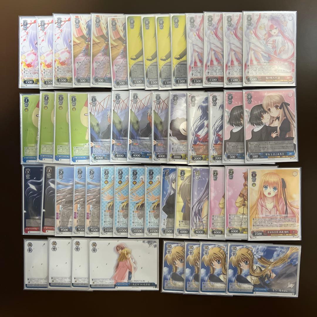 ヴァイスシュヴァルツ key all star 8門 デッキ 調整用パーツ付き
