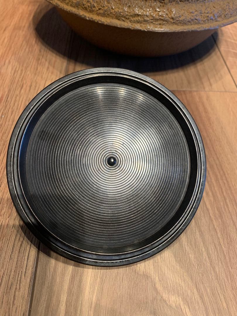 美品　茶道具 〈和田美之助〉 康銅朝鮮風炉 炉釜