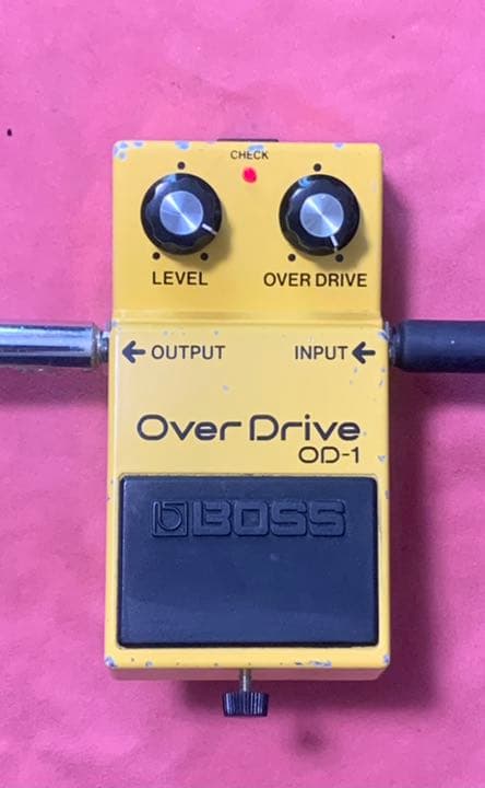 BOSS OD-１1982年製NEC C4558Cオぺアンプ搭載