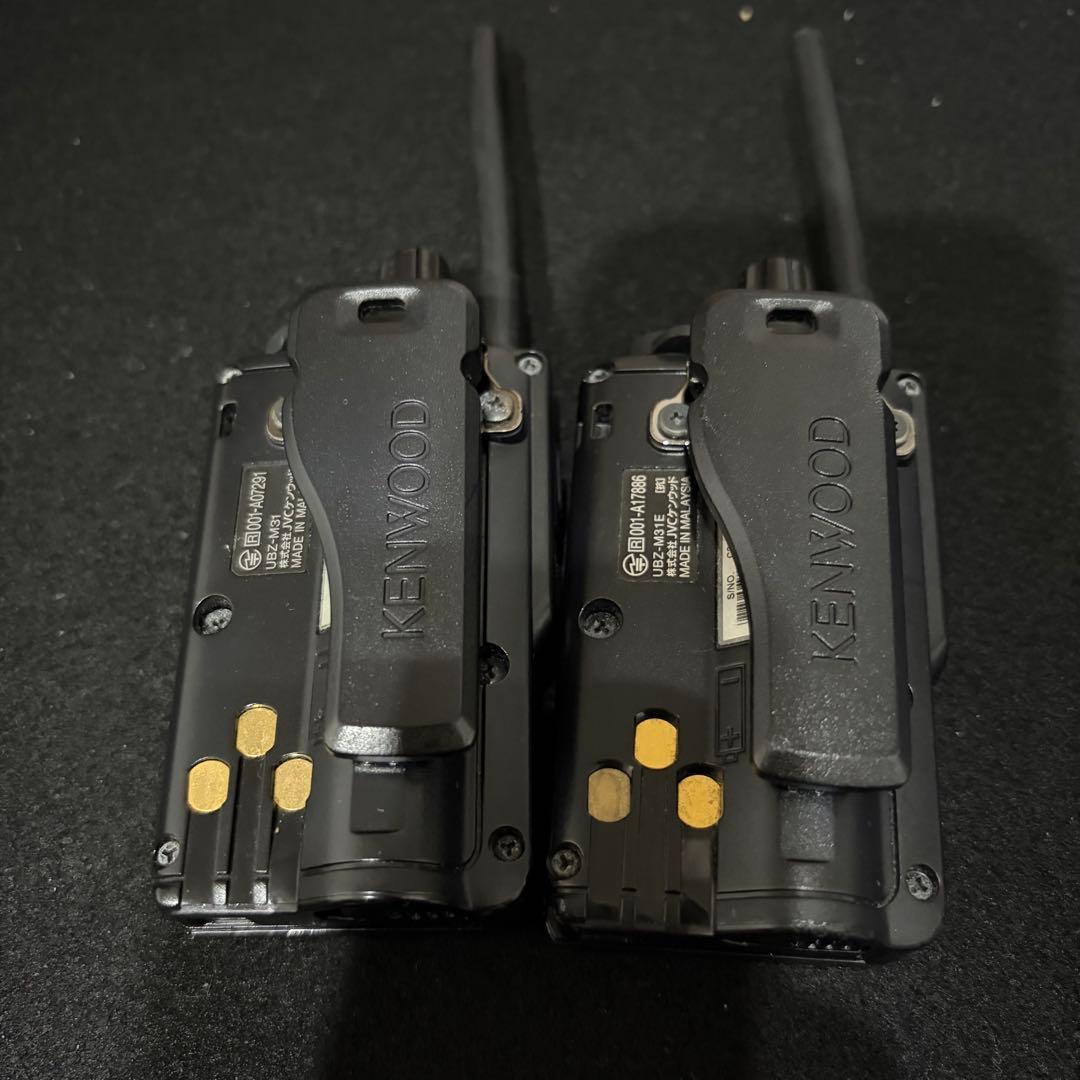 KENWOOD UBZ-M31 トランシーバー 2個セット！