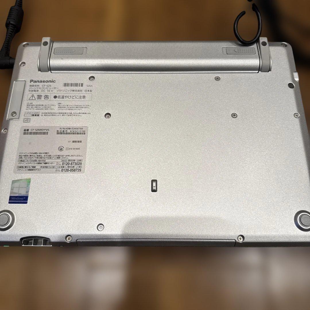 【整備済み品】 超軽量Panasonic Let's note CF-SZ6