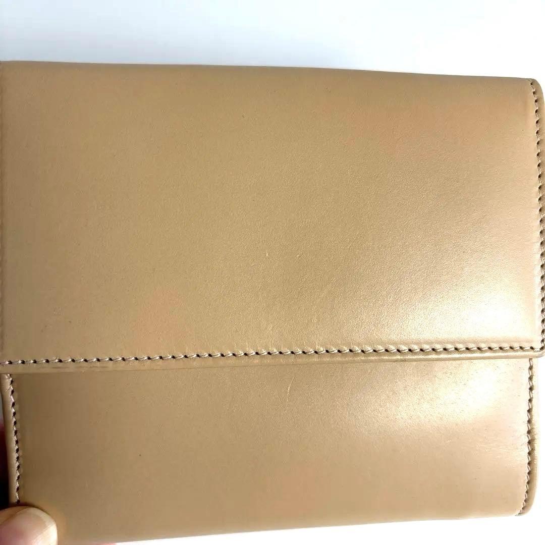 Gucci グッチ　財布　カーフ　ジャッキー　ベージュ