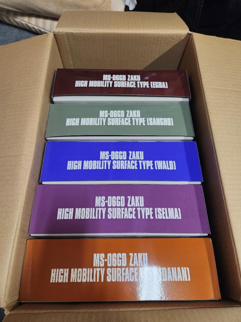 HG 高機動型ザク 地上用 ククルス・ドアン　5個セット　K41