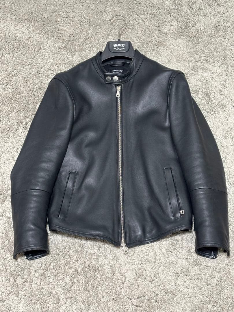 EMMETI エンメティ H UOMO アッカ シングル ライダース ジャケット
