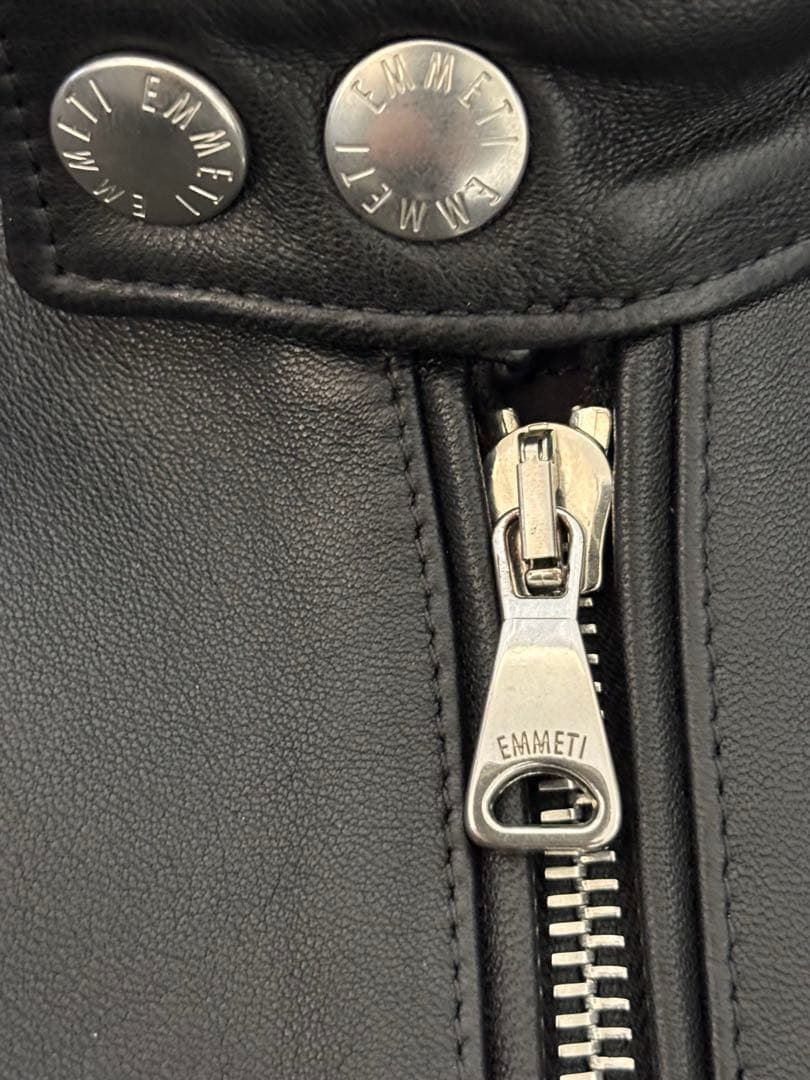 EMMETI エンメティ H UOMO アッカ シングル ライダース ジャケット