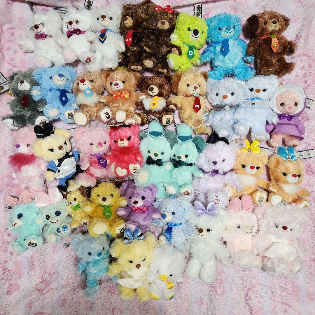 ディズニー公式　ユニベアシティ　キーチェーン　　初期　３６体セット　バラ売り不可