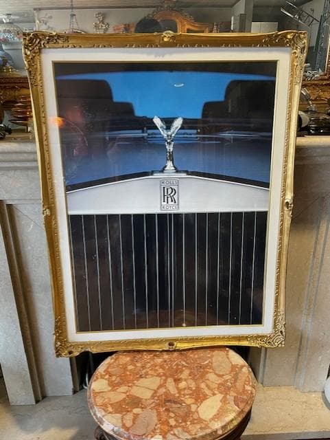 ロールス・ロイス フロントグリル ポスターフレーム