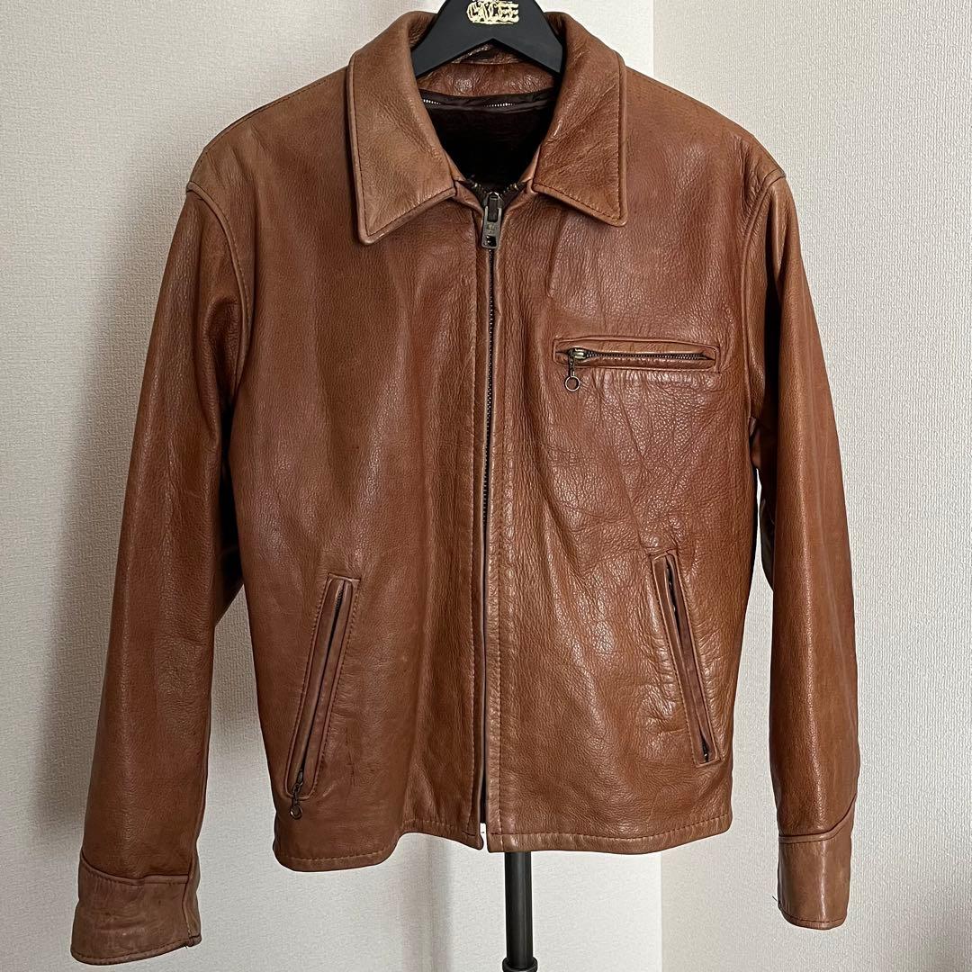 【廃盤❗️】 Schott シングルライダース ジャケット AT101 USA製