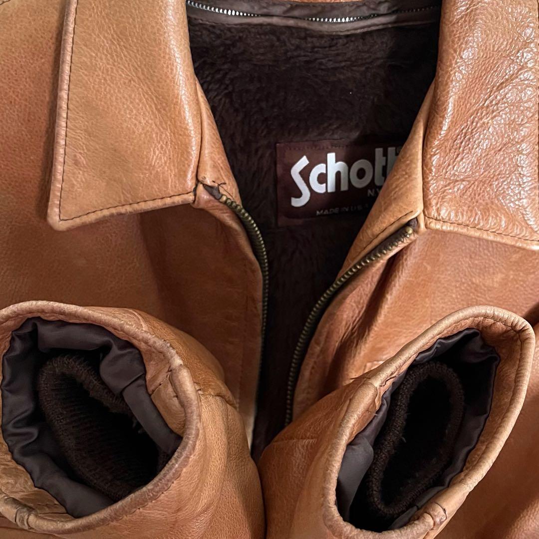 【廃盤❗️】 Schott シングルライダース ジャケット AT101 USA製