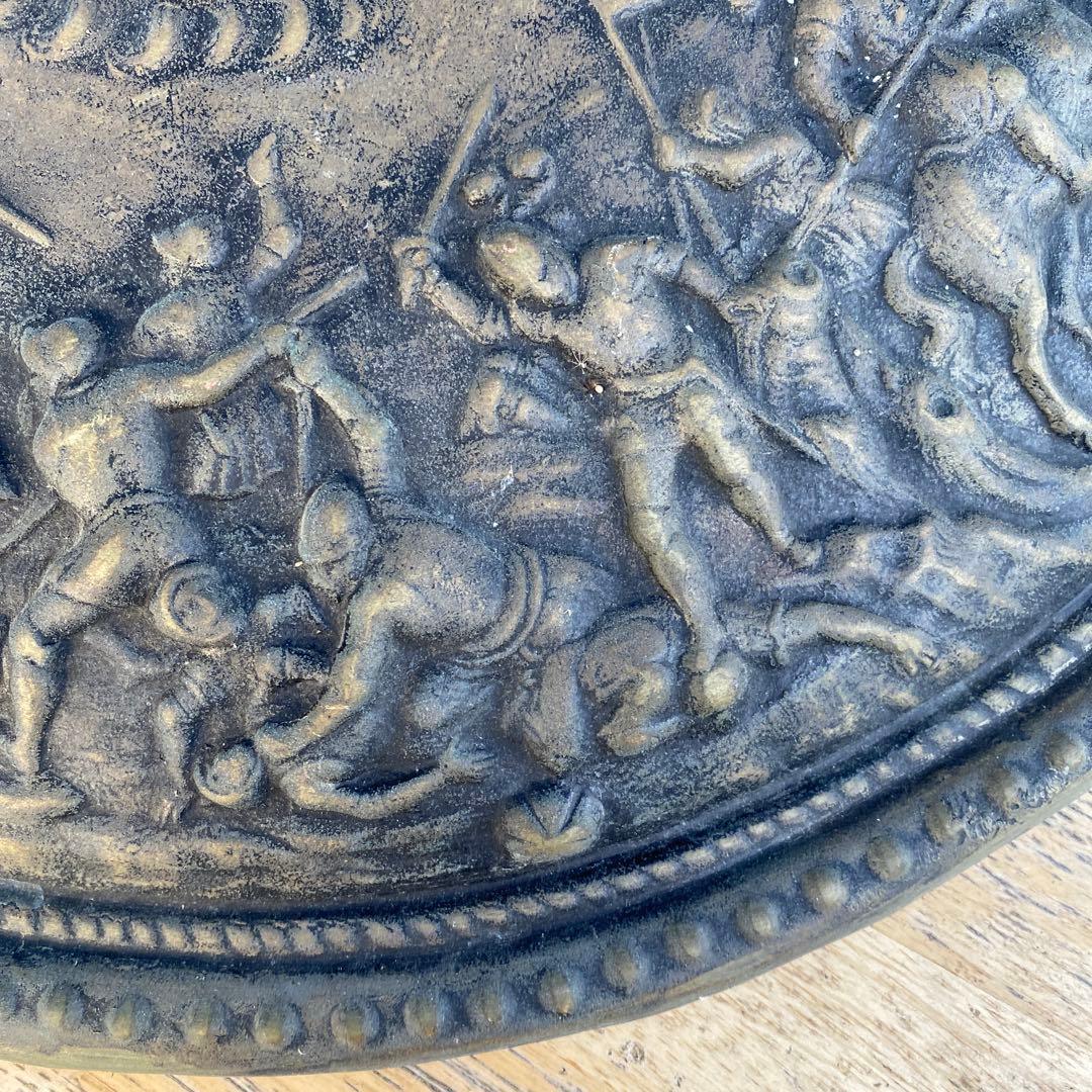 古代ギリシャの盾　レプリカ　アンティーク　直径48cm 金属