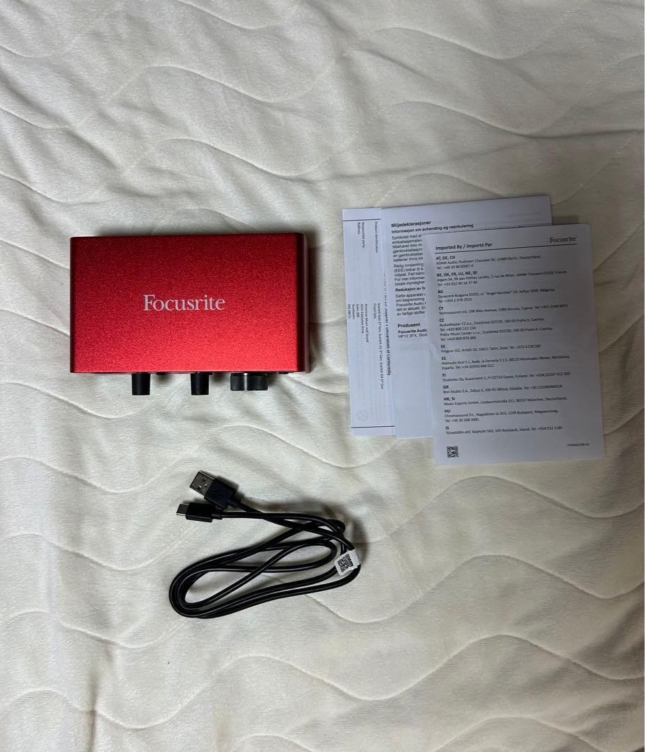 Focusrite Scarlett Solo 3rdオーディオインターフェイス