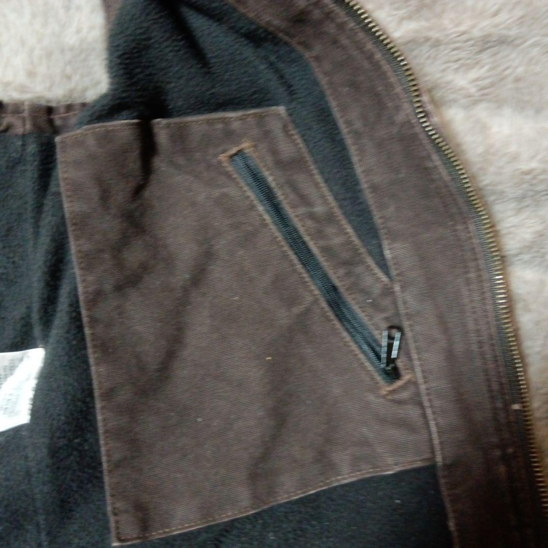 Carhartt フード付きベスト S ブラウン