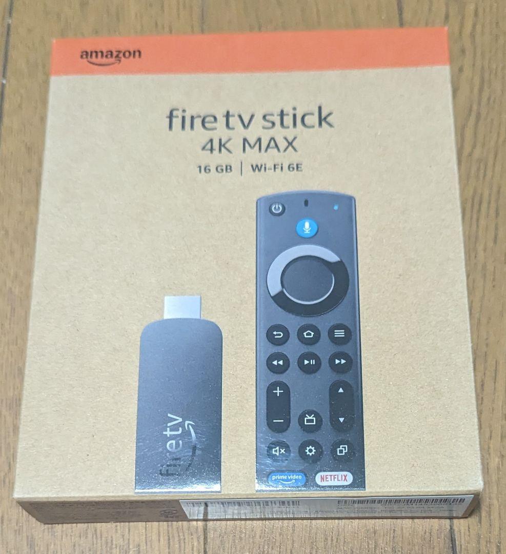 本日迄　Fire TV Stick 4K Max 最新モデル 新品未開封